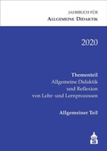 Cover: Jahrbuch f&uuml;r Allgemeine Didaktik 2020 - Schneider bei wbv