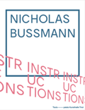 Cover: Nicholas Bussmann - Verlag f&uuml;r Moderne Kunst