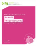 Cover: BARMER Pflegereport 2020 - Barmer