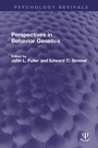 Cover: Perspectives in Behavior Genetics - Routledge