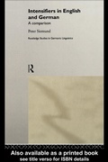 Cover: Intensifiers in English and German - Routledge