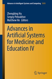 Abbildung von: Advances in Artificial Systems for Medicine and Education IV - Springer