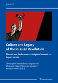 Cover: Culture and Legacy of the Russian Revolution - Frank & Timme