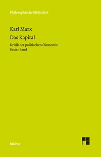 Abbildung von: Das Kapital - Meiner