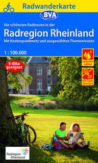 Abbildung von: Radwanderkarte BVA Die schönsten Radtouren in der RadRegion Rheinland 1:100.000, reiß- und wetterfest, GPS-Tracks Download - BVA BikeMedia