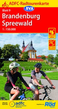 Abbildung von: ADFC-Radtourenkarte 9 Brandenburg Spreewald 1:150.000, reiß- und wetterfest, E-Bike geeignet, GPS-Tracks Download - BVA BikeMedia