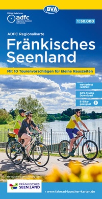 Abbildung von: ADFC-Regionalkarte Fränkisches Seenland, 1:50.000, mit Tagestourenvorschlägen, reiß- und wetterfest, E-Bike-geeignet, GPS-Tracks Download - BVA BikeMedia