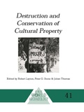 Cover: Destruction and Conservation of Cultural Property - Routledge