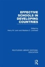 Cover: Effective Schools in Developing Countries - Routledge