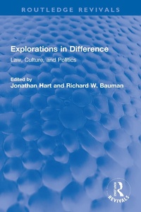Enlarge image Cover: Explorations in Difference - Routledge