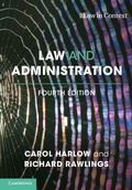 Cover: Law and Administration - Cambridge University Press