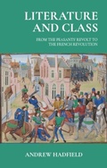 Cover: Literature and Class - Manchester University Press