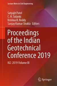 Abbildung von: Proceedings of the Indian Geotechnical Conference 2019 - Springer