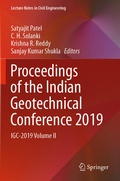 Cover: Proceedings of the Indian Geotechnical Conference 2019 - Springer