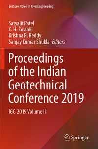 Abbildung von: Proceedings of the Indian Geotechnical Conference 2019 - Springer