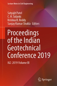 Abbildung von: Proceedings of the Indian Geotechnical Conference 2019 - Springer