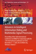 Cover: Advances in Intelligent Information Hiding and Multimedia Signal Processing - Springer