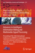 Cover: Advances in Intelligent Information Hiding and Multimedia Signal Processing - Springer