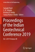 Cover: Proceedings of the Indian Geotechnical Conference 2019 - Springer