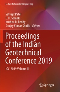 Abbildung von: Proceedings of the Indian Geotechnical Conference 2019 - Springer