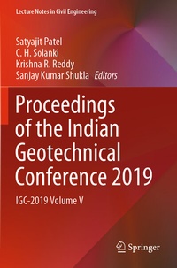 Abbildung von: Proceedings of the Indian Geotechnical Conference 2019 - Springer