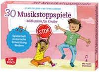 Abbildung von: 30 Musikstoppspiele. Bildkarten für Kinder - Don Bosco Medien