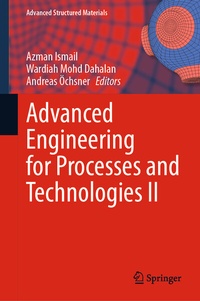 Abbildung von: Advanced Engineering for Processes and Technologies II - Springer