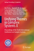 Cover: Unifying Themes in Complex Systems X - Springer