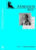 Cover: Athen&auml;um Jahrbuch der Friedrich Schlegel-Gesellschaft - Brill Deutschland GmbH