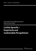 Cover: Leichte Sprache - Empirische und multimodale Perspektiven - Frank & Timme