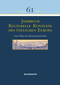 Abbildung von: Jahrbuch Kulturelle Kontexte des östlichen Europa - Waxmann