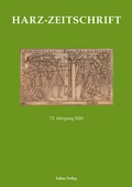 Bild: Harz-Zeitschrift für den Harz-Verein für Geschichte und Altertumskunde / Harz-Zeitschrift - Lukas Verlag für Kunst- und Geistesgeschichte