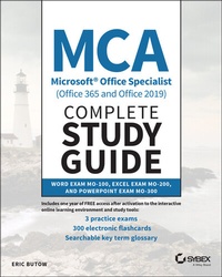 Abbildung von: MCA Microsoft Office Specialist (Office 365 and Office 2019) Complete Study Guide - Wiley