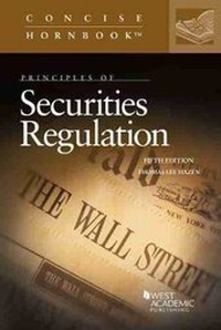 Enlarge image Cover: Principles of Securities Regulation - West Academic Press