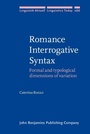 Cover: Romance Interrogative Syntax - John Benjamins Publishing Company
