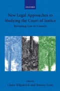 Cover: New Legal Approaches to Studying the Court of Justice - OUP eBook