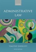 Cover: Administrative Law - Oxford University Press