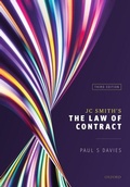 Bild: JC Smith's The Law of Contract - Oxford University Press