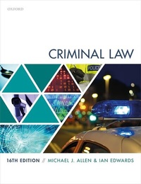 Enlarge image Cover: Criminal Law - Oxford University Press