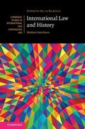 Cover: International Law and History - Cambridge University Press
