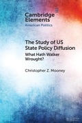 Cover: The Study of US State Policy Diffusion - Cambridge University Press