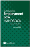 Cover: Butterworths Employment Law Handbook - Butterworths Law