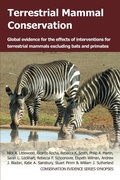 Cover: Terrestrial Mammal Conservation - Open Book Publishers