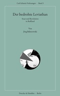 Cover: Der bedrohte Leviathan. - Duncker & Humblot