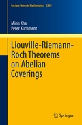 Cover: Liouville-Riemann-Roch Theorems on Abelian Coverings - Springer