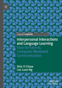 Enlarge image Cover: Interpersonal Interactions and Language Learning - Palgrave Macmillan