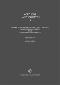 Abbildung von: Koptische Handschriften - Franz Steiner Verlag
