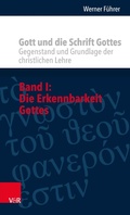 Cover: Gott und die Schrift Gottes - Vandenhoeck & Ruprecht