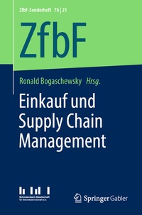 Abbildung von: Einkauf und Supply Chain Management - Springer Gabler