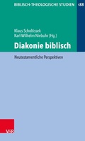 Cover: Diakonie biblisch - Vandenhoeck & Ruprecht